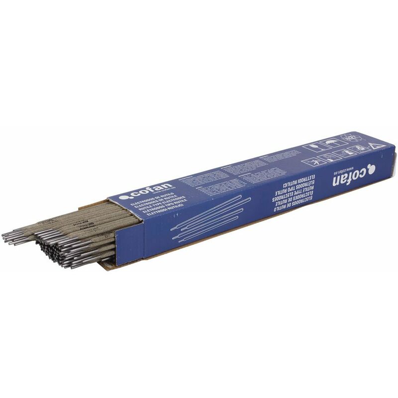 

Electrodos Rutilo 2,5mm Medida mm:2,5 x 350mm Envase:1 caja x 145 uds