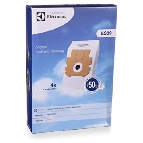 Electrolux 2681041439 sacchetti per aspirapolvere 39 compatibili con z 2520, 2530, 2550, 2600, 3500, tornado a 960-975, a 2600-2660,
