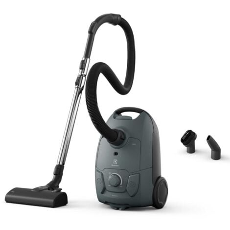 Electrolux Clean 500 EB51C1OG, Aspirapolvere con Bocchetta Combinata, Design Sostenibile, Facile da Manovrare, Grandi Ruote, Regolazione Manuale, Compatto, con Spazzola per la Polvere, Verde Oceano