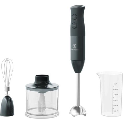Electrolux E4Hb1-6Gg Frullatore A Immersione Con Tecnologia Truflow, 600 W, Plastica, Nero