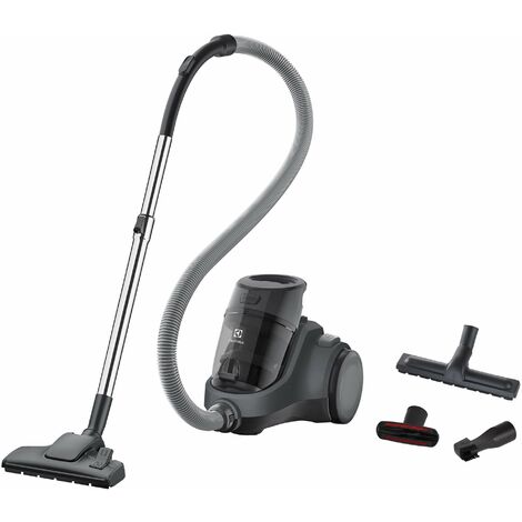 Electrolux Ec41-4T Ease C4 Aspirapolvere Senza Sacco, 750 W, 80 Decibel, Acciaio, Nero, 1.8 Litri