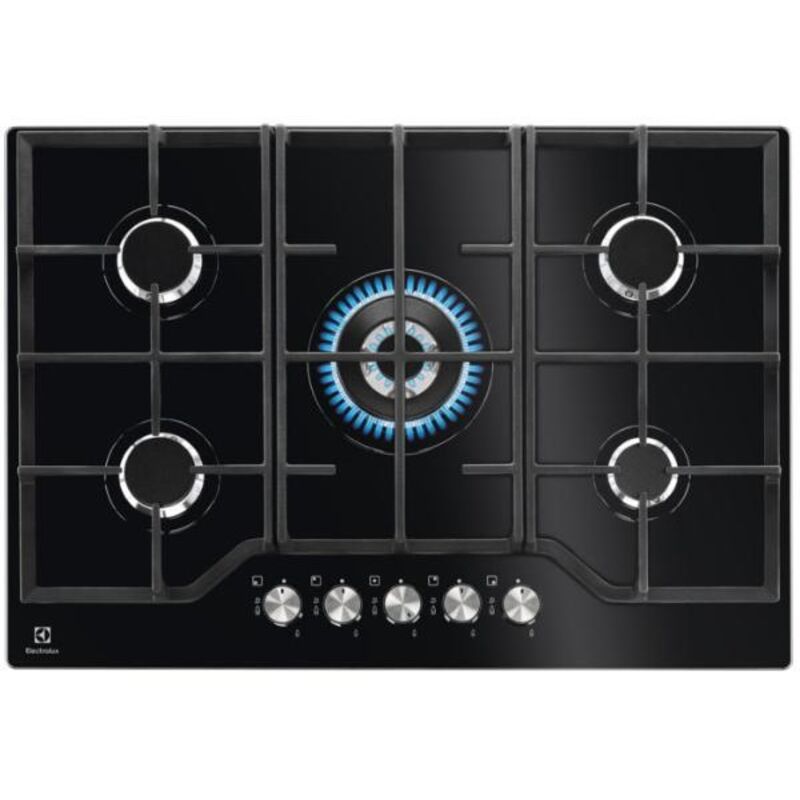 Electrolux EGG7536K Noir Intégré 75 cm Gaz 5 zone(s)