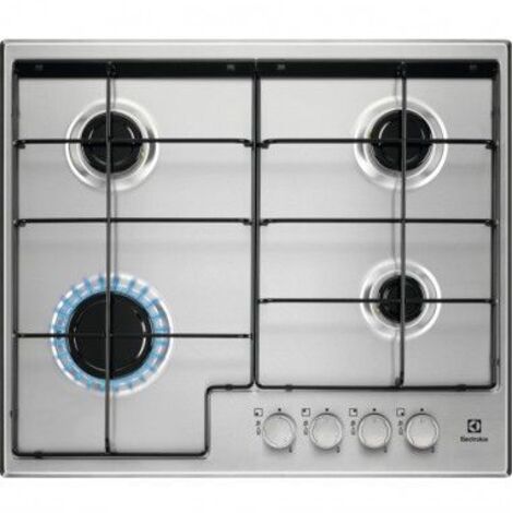 Electrolux EGS 6424 X Piano Cottura a Gas 4 Zone 60 cm Acciaio Inox