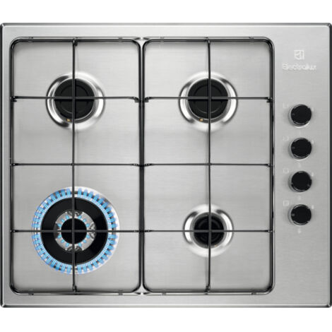 Electrolux EGS6414X Kochfeld Edelstahl Built-in (placement) Gaskochfeld 4 Zone(n)