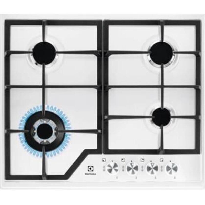 Electrolux - EGS6436WW-949640669 Cuisinière à gaz, acier inoxydable 18/8