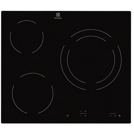 Electrolux EHF6231IOK hobs Negro Integrado 3 zona(s)