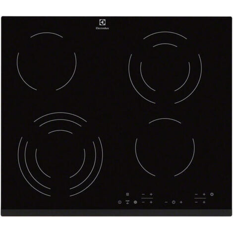 Electrolux EHF6343FOK hobs Negro Integrado 60 cm Cerámico 4 zona(s)