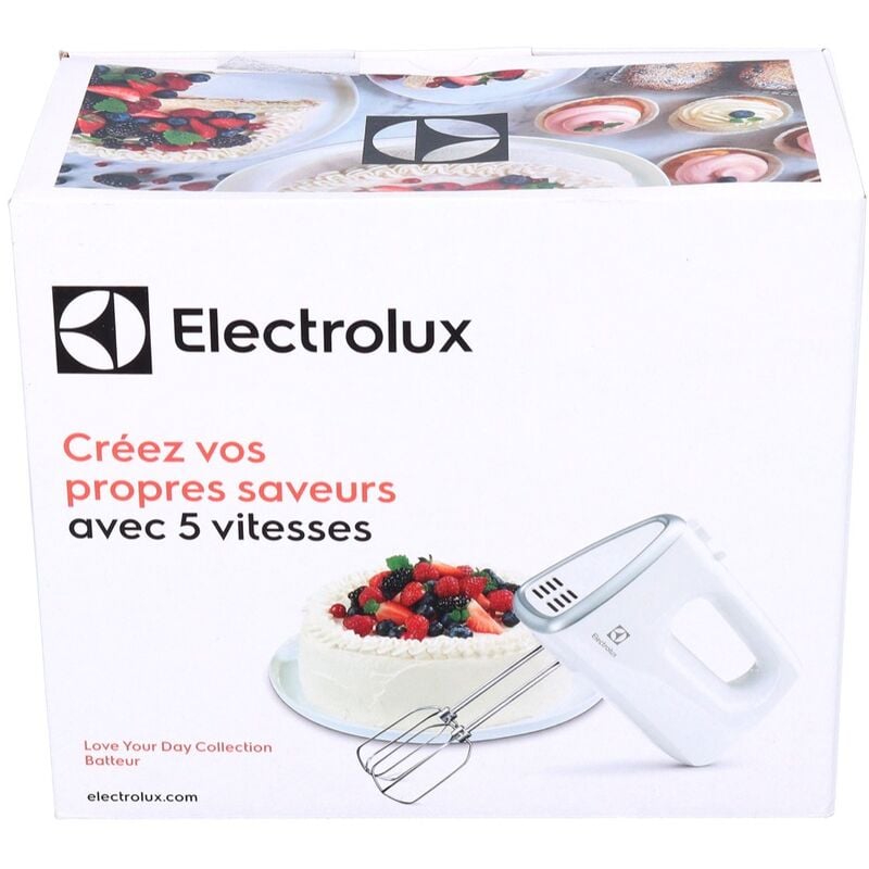 Electrolux - EHM3300 Batidora de mano 450W blanca - Colección Love Your Day (910 280 247)