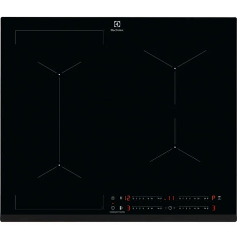 Electrolux EIL63443 Nero Da incasso 59 cm Piano cottura a induzione 4 Fornelli