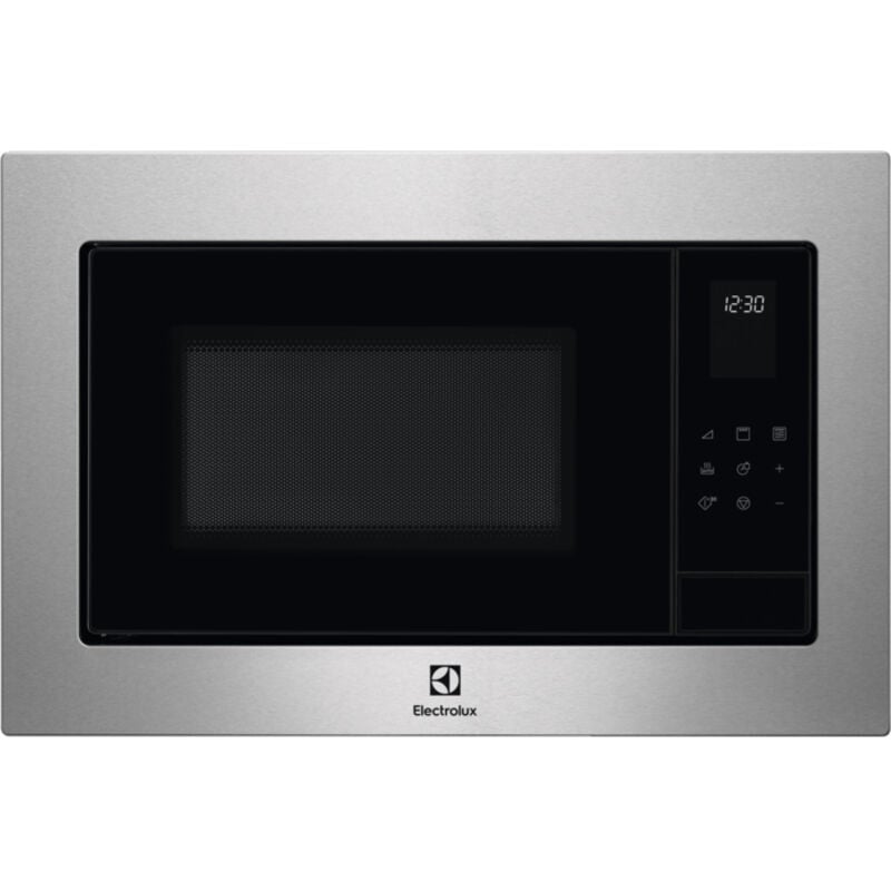 Electrolux EMS4253TEX - Forno a Microonde Combinato Integrato da 900 W, Design Nero e Acciaio Inox