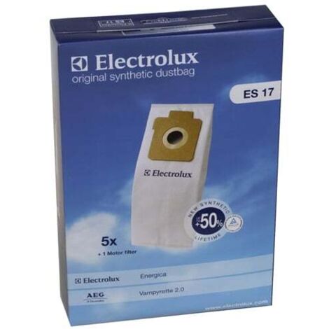 Electrolux - es17 sacchetto aspirapolvere 5 pezzi+ 1 micro-filtro - 9002563394 - 7321420338553