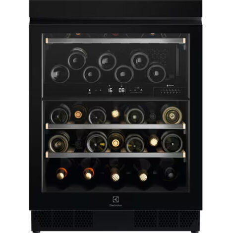 Electrolux EWUD040B8B. Posizionamento dell'apparecchio: Da incasso, Colore struttura: Nero, Colore interno: Nero. Capacità bottiglie: 40 bottiglia/bottiglie, Tipo di prodotto: Cantinetta vino con c...