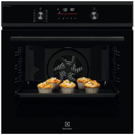 Electrolux – Four encastrable vapeur 72L – Chaleur tournante pulsée – Classe A+ – Puissance 3490W – Nettoyage pyrolyse – 45 programmes de cuisson - EOD6P56WH