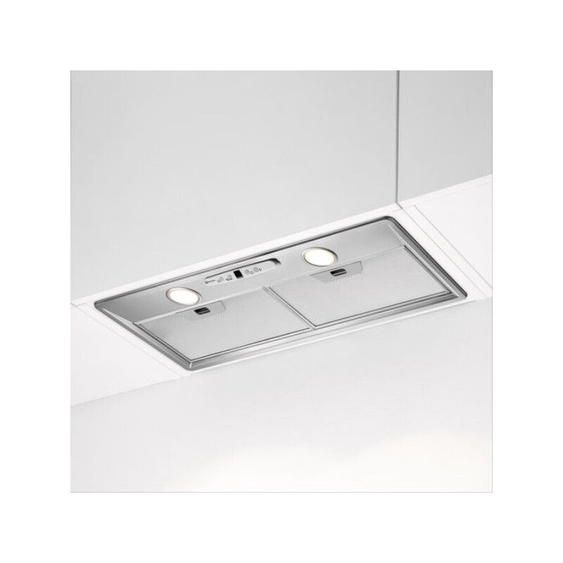 Groupe filtrant aspirant inox Largeur 70cm 4 vitesses Débit d'air 600m3/h - Inox - Electrolux