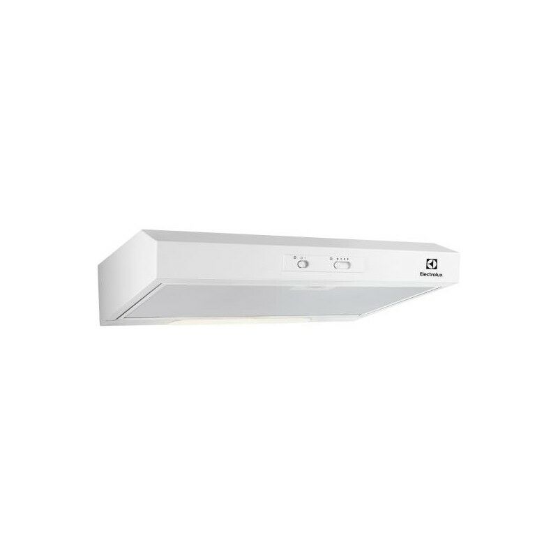 ELECTROLUX Hotte visière Casquette aspirante Blanc largeur 60cm débit d'air 272m3/h - Blanc