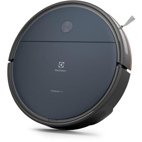 Electrolux Hygienic 600 Robot Aspirapolvere ER61UW1DB, connesso, aspira e lava, con panno lavapavimenti, Denim Blue Solid