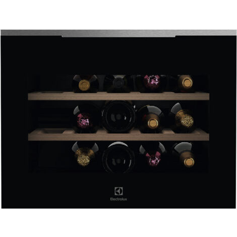 Electrolux KBW6X Cantinetta vino con compressore Da incasso Nero 15 bottiglia/bottiglie