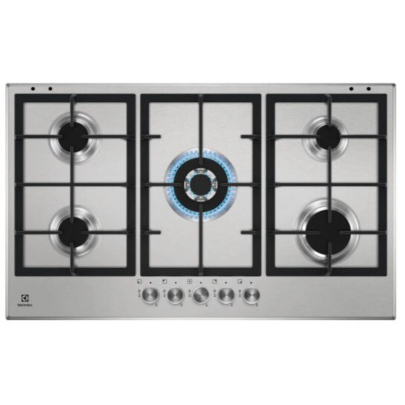 Electrolux KGS9536SX Inox Intégré 90 cm Gaz 5 Brûleurs