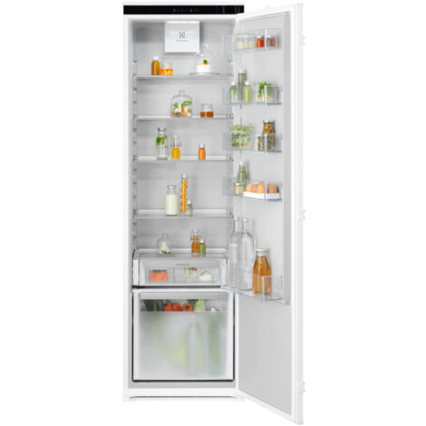 Electrolux KRD6DE18S1. Capacità netta frigorifero: 310 L, Sistema No-frost, Classe climatica: SN-T, Emissione acustica: 32 dB. Tipo di display: LED, Numero di ripiani frigorifero: 4, Numero di cass...