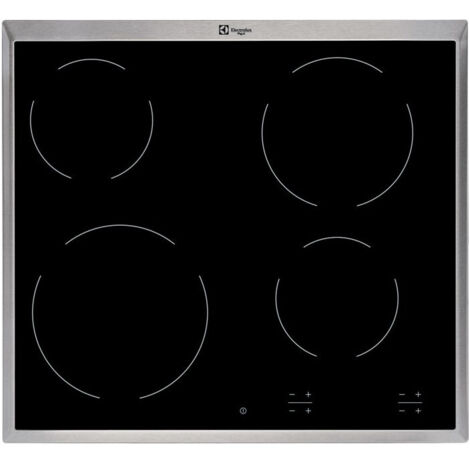 Electrolux KT6400X hobs Negro, Plata 4 zona(s)