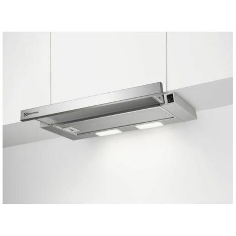 Electrolux LFP216S Cappa a Incasso Classe energetica D 3 Velocita' Sottopensile Illuminazione LED 60 cm Inox