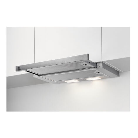 Electrolux lfp326s halbintegrierte Dunstabzugshaube (ausziehbar) grau 410 m³/h c