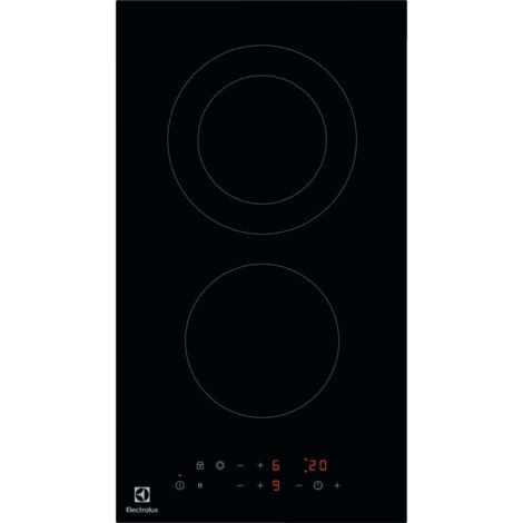 Electrolux LHR3233CK hobs Negro Integrado Cerámico 2 zona(s)