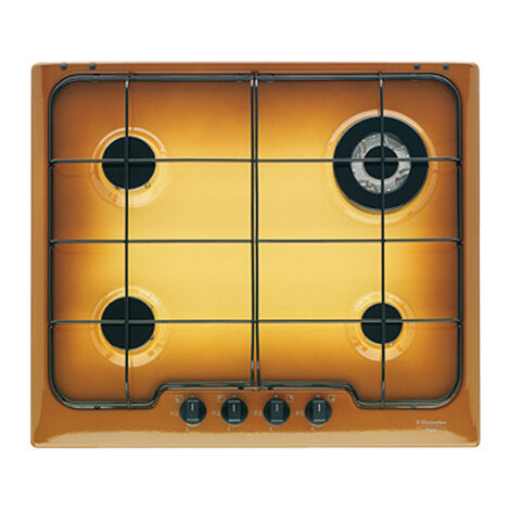 Electrolux PT640UV. Colore del prodotto: Marrone, Posizionamento dell'apparecchio: Da incasso, Dimensione della larghezza del piano cottura: 59.4 cm. Tipo di controllo: Manopola, Posizione di contr...