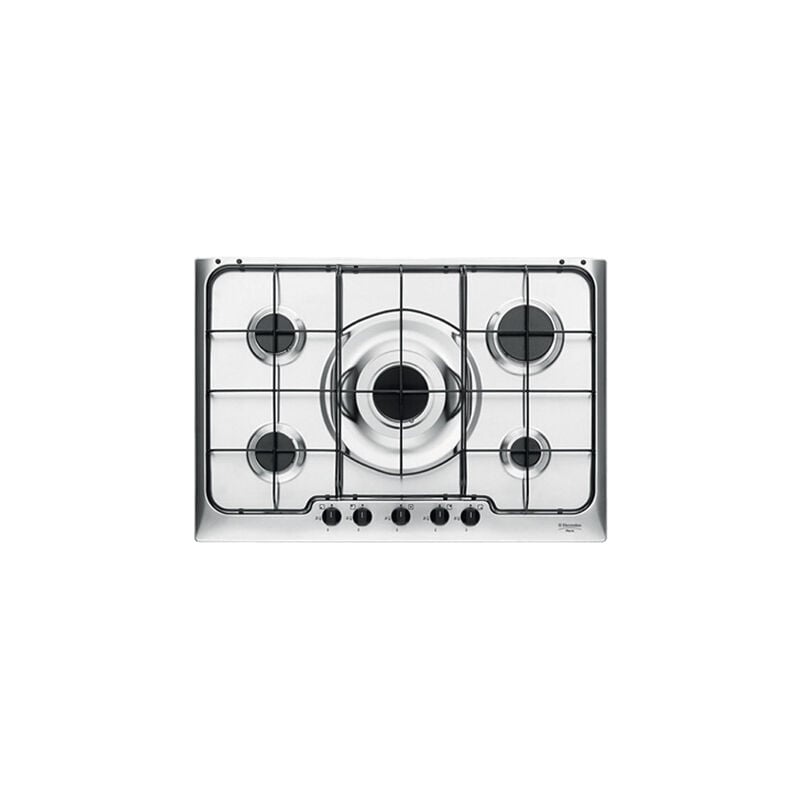 Electrolux - PX750V. Colore del prodotto: Acciaio inox, Posizionamento dell'apparecchio: Da incasso, Tipo di piano cottura: Gas. Tipo di controllo: