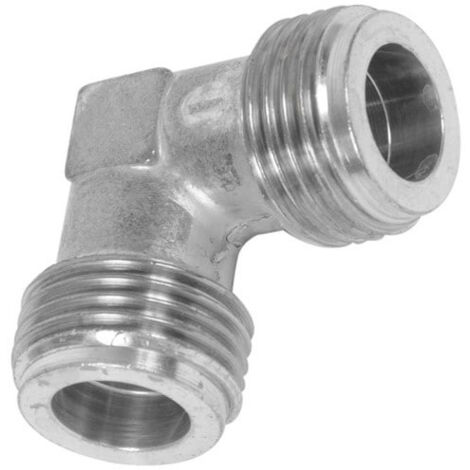 Raccord coudé pour cuisinière à gaz 1,27 cm mâle x 1,27 cm mâle