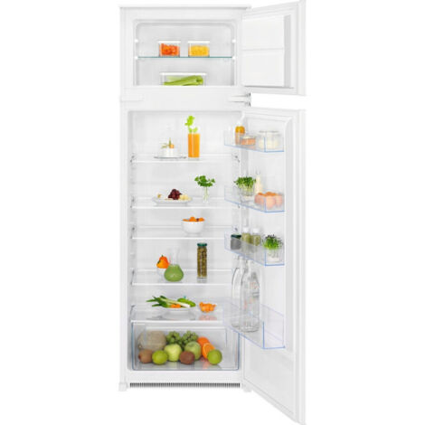 Electrolux – Réfrigérateur combiné 249 litres – Congélateur en haut – Classe énergétique E – Niveau sonore 33 dB – Technologie LowFrost - ETS5LE16S