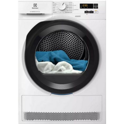 Electrolux – Sèche-linge frontal 8 kg – Classe D – Technologie pompe à chaleur – Système GentleCare – Niveau sonore 64 dB – Départ différé - EW6HI5125SU