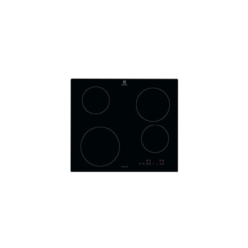 Image of Electrolux - Serie 300 LIB60424CK piano cottura Nero Da incasso 59 cm Piano cottura a induzione 4 Fornelli