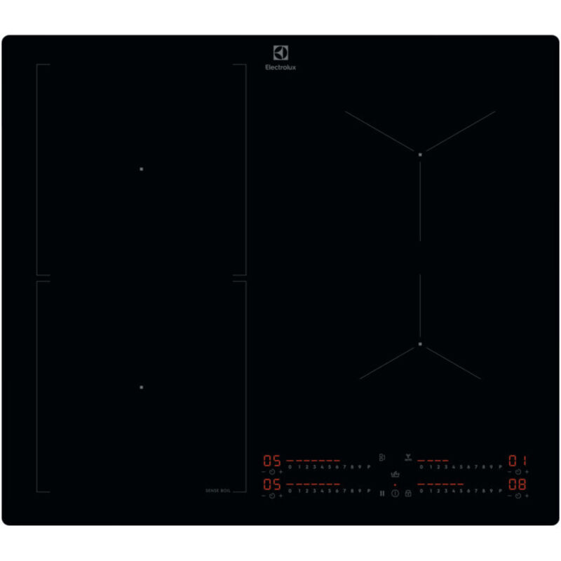 Electrolux Schwarz Serie 700 Kis62453i Integriert 58 Cm Zonen-Induktionskochfeld 4 Zone(N)