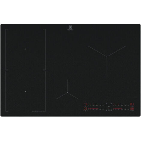 Electrolux Serie 700 KIS82453IZ Nero Da incasso 80 cm Piano cottura a induzione 4 Fornello (i)