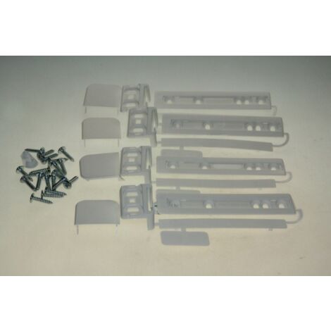 Electrolux – Set de glissière de porte pour réfrigérateur et congélateur – Compatible avec ZANUSSI, WHIRLPOOL, AEG – Installation facile – Pièce détachée - 4055136008