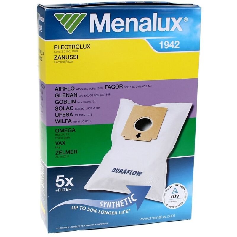 Electrolux - Staub-beutel, Menaulux142, 5p - 9001670778 - 7321422882689