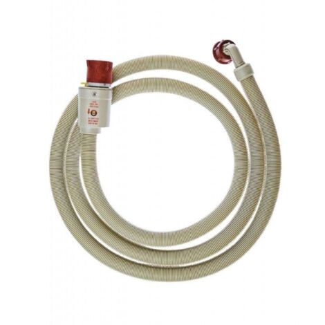 ELECTROLUX Tuyau d'arrivé 3/4 pouces Droit - 3/4 '' Coudé 60 bar 90 °C 1.50 m Machine à Laver