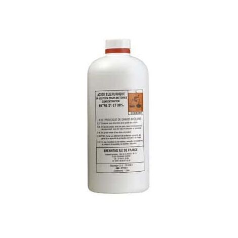 Électrolyte batterie bouteille 1 Litre