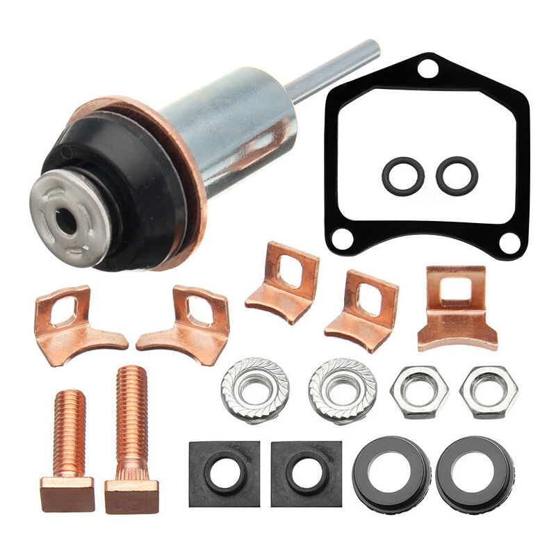 Linghhang - Electromagnetic Starter Motor Repair Kit Switch 028000-3601 Fit for Toyota Mazda Car Engine