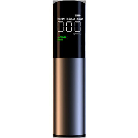 Electronic alcohol tester, rechargeable, LCD screen, semiconductor sensor
