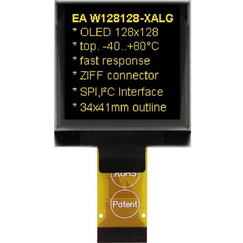 Display Visions - cran oled (l x h x p) 33.8 x 36.5 x 2.05 mm