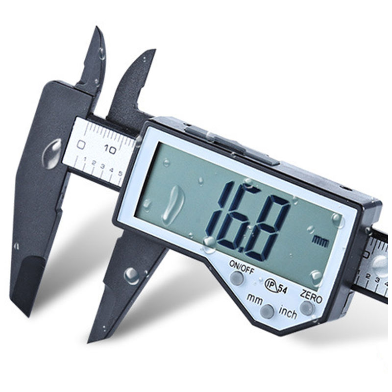 

Electronic Caliper 0-150mm Pantalla Digital Vernier pantalla grande IP54 a prueba de agua del calibrador de plastico para la medicion antiguos