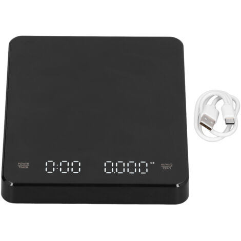 Electronic Coffee Scale Rechargeable High Temperature Resistance 3KG Kitchen Scale for Home
