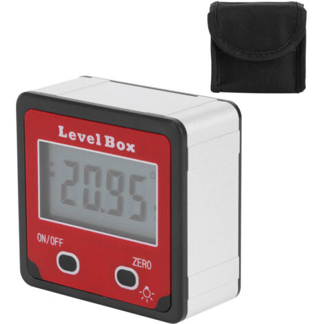 Electronic level and angle gauge, multifunctional digital angle gauge, precise mini communications for woodworking machinery construction