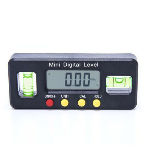 Electronic level, Digital Inclinometer Protractor, With display, with magnetic base, high precision, with reading hold display and flip function.