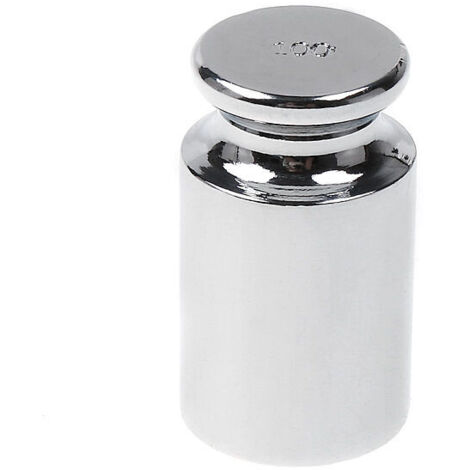 Electronic scale calibration weight, weighing 100g, silver, chrome steel, debugging weight