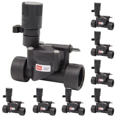 Electrovalvula de riego Toro VSPACE, rosca hembra 3/4'', 24V, tamaño reducido (Pack 8)