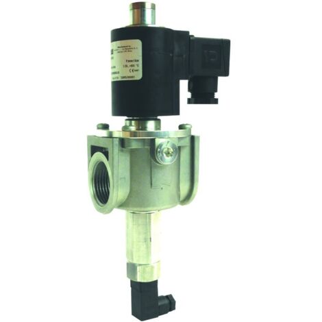 Electroválvula normalmente abierta para purga de aire, 3/4" automática, máx. p.1 bar, sin bobina