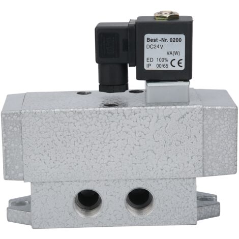 Électrovanille Directionnelle 4 Voies 2 Positions G3/8" Commande Unique 24V DC Q24DH‑10